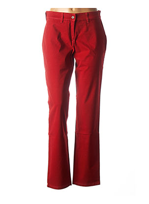Pantalon droit rouge COUTURIST pour femme