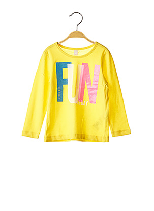 T-shirt manches longues jaune ESPRIT pour fille