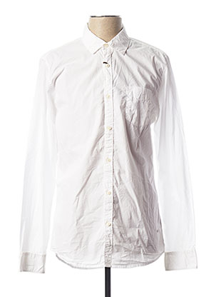 Chemise manches longues blanc BEING HUMAN pour homme