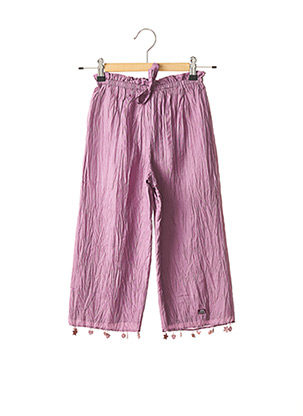 Pantalon casual violet LILI GAUFRETTE pour fille