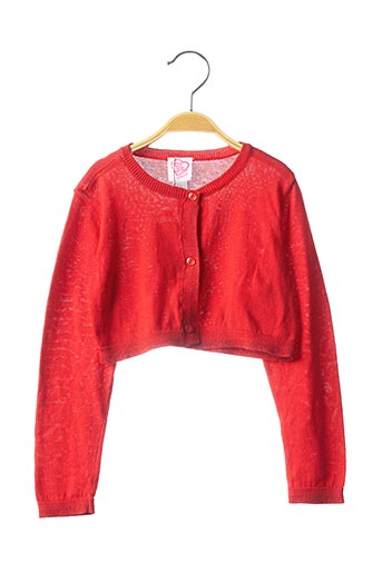 Gilet manches longues rouge CHICCO pour fille