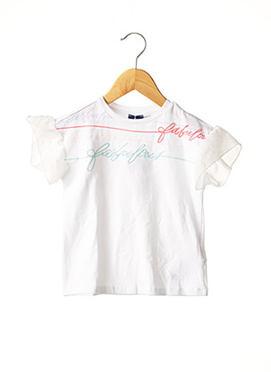 T-shirt manches courtes blanc CHICCO pour fille