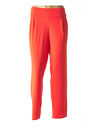 Pantalon chic orange AN II VITO pour femme