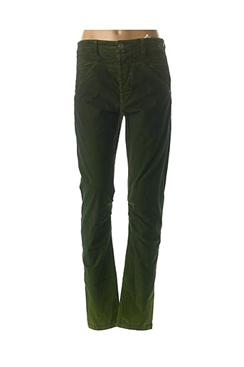 Pantalon casual vert HIGH pour femme