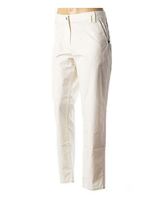 Pantalon droit beige SANDWICH pour femme