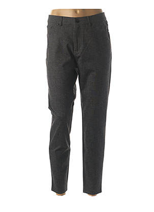 Pantalon droit gris LCDN pour femme