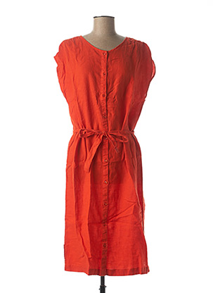 Robe mi-longue orange HARRIS WILSON pour femme