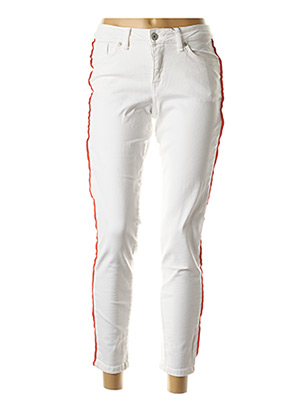 Pantalon 7/8 blanc BLEND SHE pour femme