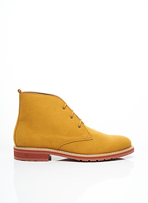 Bottines/Boots jaune GOOD GUYS pour homme