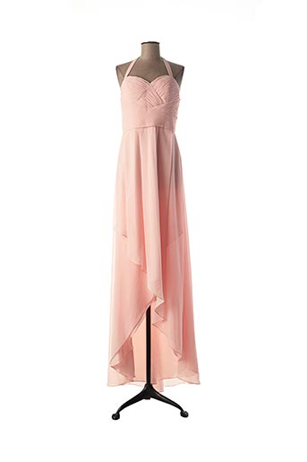 robe longue femme rose