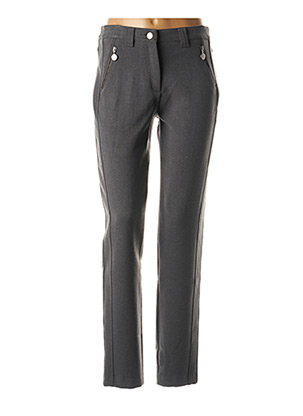 Pantalon casual gris DIVAS pour femme