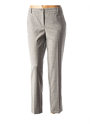 Pantalon casual gris ROSSO 35 pour femme