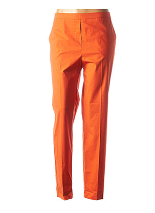 Pantalon casual orange ROSSO 35 pour femme