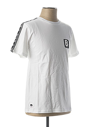 T-shirt manches courtes blanc BRAZ pour homme