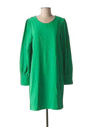 Robe mi-longue vert ICHI pour femme