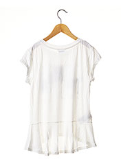 T-shirt manches courtes blanc MAYORAL pour fille seconde vue
