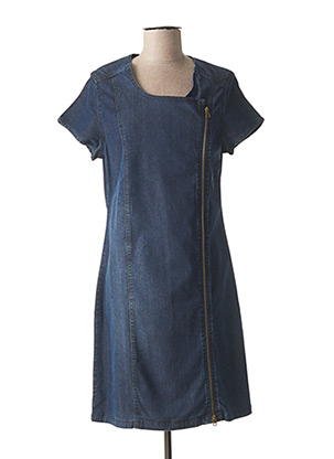 Robe mi-longue bleu FRED SABATIER pour femme