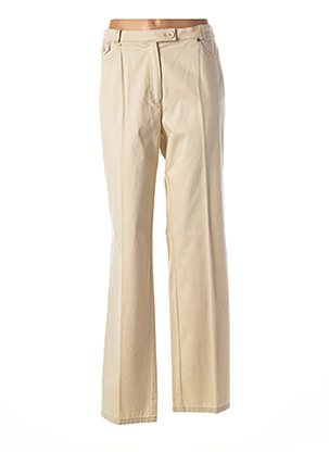 Pantalon droit beige GELCO pour femme