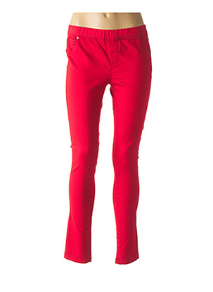 Jeans skinny rouge LA FIANCEE DU MEKONG pour femme