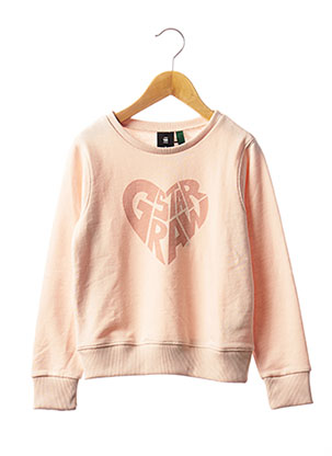 Sweat-shirt rose G STAR pour fille