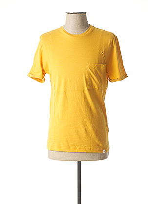 T-shirt jaune HARRIS WILSON pour homme