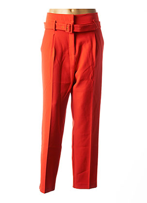 Pantalon casual orange ATTENDUE QUELQUE PART pour femme