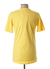 T-shirt manches courtes jaune MINIMUM pour homme seconde vue