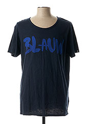 T-shirt manches courtes bleu SCOTCH & SODA pour homme seconde vue