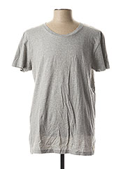 T-shirt manches courtes gris SCOTCH & SODA pour homme seconde vue