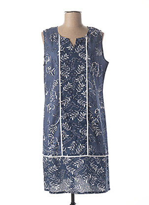 Robe mi-longue bleu EGATEX pour femme
