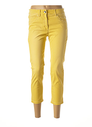 Pantalon 7/8 jaune ZERRES pour femme