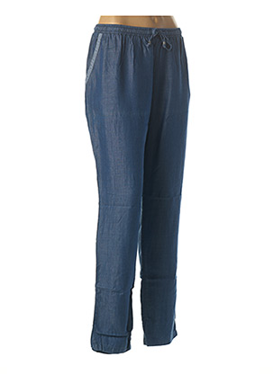 Pantalon droit bleu ZELI pour femme