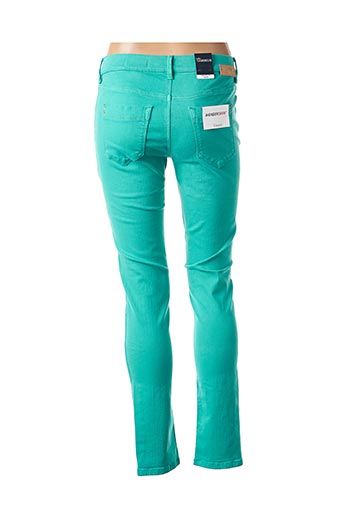 Atelier Gardeur Pantalons Decontractes Femme De Couleur Vert En Destockage  1800239-vert00 - Modz