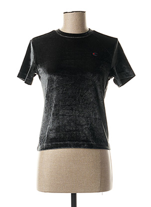 T-shirt manches courtes gris CHAMPION pour femme