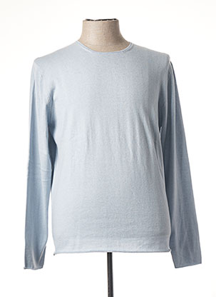 Pull col rond bleu ANONYM APPAREL pour homme