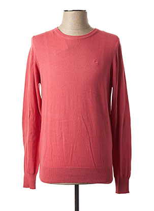 Pull col cheminée rose CLOSE-UP pour homme