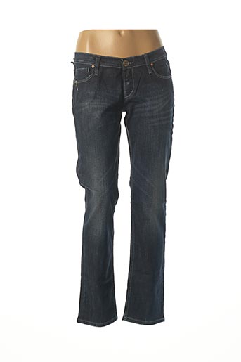 Take Two Jeans Coupe Droite Femme De Couleur Bleu En Destockage  1762568-bleu00 - Modz