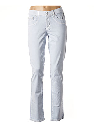 Pantalon slim bleu CMK pour femme