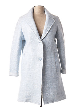 Manteau long bleu DEUX TWO pour femme