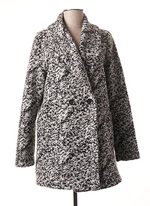Manteau long gris DEUX TWO pour femme
