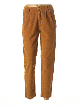 Pantalon droit orange FRENCH DISORDER pour femme