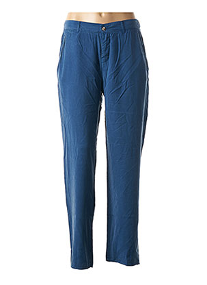 Pantalon droit bleu FIVE pour femme