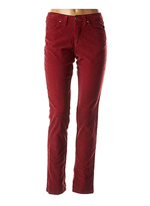Pantalon slim rouge WALTRON pour femme