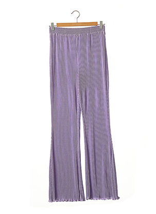 Pantalon casual violet NASTY GAL pour femme
