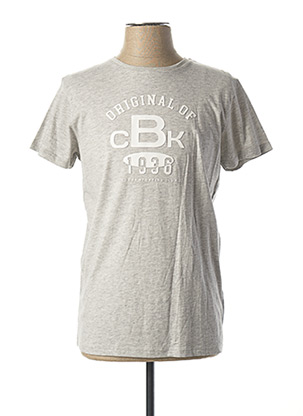 T-shirt manches courtes gris CBK pour homme