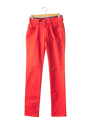 Pantalon casual rouge FIVE PM pour femme