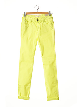 Pantalon casual jaune TEDDY SMITH pour fille