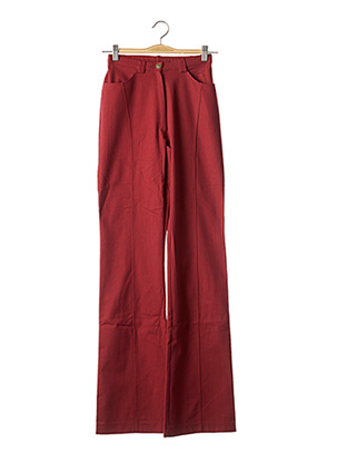 Pantalon casual rouge CHRISMAS'S pour femme