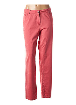 Pantalon droit orange JAC JAC pour femme