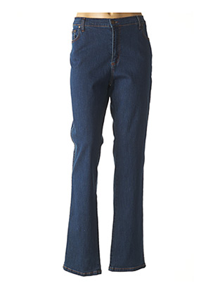 Jeans coupe droite bleu CRN-F3 pour femme